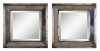 Uttermost 13555 18-Inch by 18-Inch Davion Square Mirrors, Set of 2