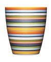 More than bold stripes and fun colors, the Origo tumbler transitions from oven to table and into the dishwasher without a hitch. Combine with other Iittala dinnerware pieces to make any setting pop. Designed by Alfredo Haberli.