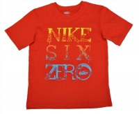 NIKE Boys' Nike Six Zero 6.0 Casual Shirt Red-Medium