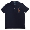 Polo Ralph Lauren Boy's Multicolor Big Pony Polo (Small (8), French Navy)