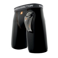 Shock Doctor Boy's Power Compression Short with BioFlex Cup