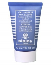 Express Flower Gel Mask. Hydrating, toning and firming mask revitalizes skin in minutes, improving clarity for a brighter, glowing appearance. Suitable for all skin types. Imported from France. 2.15 oz. 