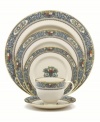 For nearly 150 years, Lenox has been renowned throughout the world as a premier designer and manufacturer of fine china. The formal Autumn dinner plates express the joy of gracious living and entertaining, in an exquisitely simple design on heirloom-quality ivory bone china banded in gold.