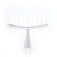 Celebrate the Festival of Lights with this stunning, modern take on the traditional Menorah. A great compliment to this item is the Kiddush Cup by Nambe.