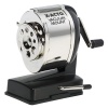 X-Acto Model KS, Vacuum-Mount Pencil Sharpener, Chrome Receptacle, Black Base, 1 Unit (1072)