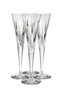 Reed & Barton Soho Set of 4 Flutes with Toasting Book