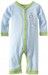 ABSORBA Baby-Boys Newborn One Piece Loungewear, Blue, 3-6 Months