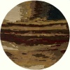 Area Rug 8x8 Round Contemporary Sunset Color - Momeni Impressions Rug from RugPal