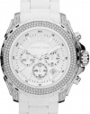 Michael Kors Women's White Silicone Drake Chronograph Watch - MK5621