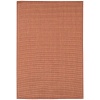 Couristan Recife Saddle Stitch Indoor/Outdoor Area Rug - Terra Cotta/Natural, 7.6 ft. Square