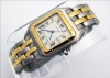 Cartier Men's 187957 Santos Stainless Steel and 18K Gold Watch