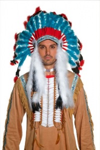 Smiffy's Unisex-Adult Indian Headdress