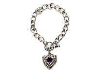 Amethyst Sterling Silver Bracelet by Effy Collection LIFETIME WARRANTY