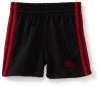 Adidas Baby-boys Infant Fashion Mesh Short, Black, 6 Months