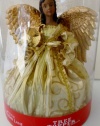 Macy's Holiday Lane 12 inch African American Ethnic Porcelain Angel Tree Topper or Centerpiece