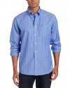 Nautica Men's Vineyard Poplin Striped Shirt