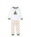 Leveret Christmas Tree 2 Piece Pajama 100% Cotton (Size 6M-5T)