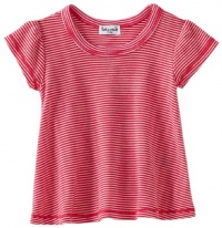 Splendid Littles Baby-girls Newborn Short Sleeve Swing Top, Azalea, 6-12 Months