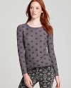 The dots have it this season, punctuating this retro-inspired MARC BY MARC JACOBS top with a touch of joie de vivre.