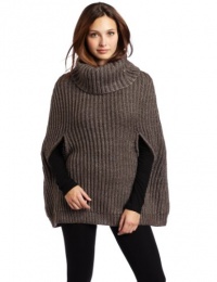 BCBGMAXAZRIA Women's Harvey Turtleneck Cape Sweater