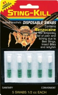 Sting-Kill Disposable Swabs - 5 Ea