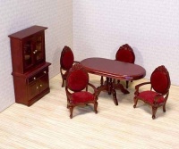 Melissa & Doug Deluxe Doll - House Dining Room Furniture