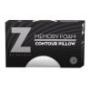 Z by Malouf Memory Foam Molded Contour Neck Pillow - Luxurious Washable Cover, STANDARD