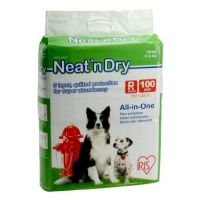 Iris Neat 'n Dry Floor Protection and Training Pet Pads, Regular, 100 Count