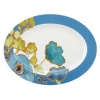 Lenox Floral Fusion Blue Oval Platter