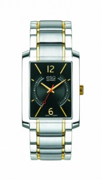 ESQ Movado Men's 07301412 esq SYNTHESIS tm Rectangular Two-Toned Watch