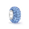 Bling Jewelry Sterling Silver Blue Topaz Color Swarovski Crystal Bead Pandora Compatible