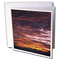 Danita Delimont - Sunsets - Sunset over clouds - NA05 MWT0001 - Michele Westmorland - Greeting Cards-12 Greeting Cards with envelopes