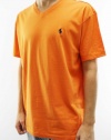 Polo Ralph Lauren Men's V-Neck Short Sleeve T-Shirt Classic Orange PRL