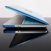 TopCase Metallic Solid Aqua Blue Hard Case Cover for Macbook Pro 13 A1278 with Free Mouse Pad