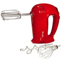 Breville BHM500RXL Handy Mix Digital Hand Mixer, Red