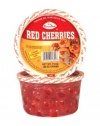 Paradise Red Cherries, Whole, 8 Ounce Tubs (Pack of 4)