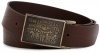 Levi's Men's 38MM Plaque Bridle Belt With Snap Closure