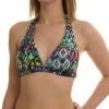 Profile by Gottex Aztec Halter Bra Bathing Suit Top