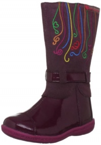 Agatha Ruiz De La Prada Kids 121941 Boot (Toddler/Youth),Burgundy,28 (US 11-11.5 Toddler) M US