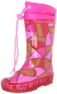 Agatha Ruiz De La Prada Kids 121999 Rain Boot (Toddler/Youth),Fuschia,29 (US 12-12.5 Toddler/Youth) M US