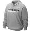 Nike Chicago White Sox Ash Gamer Hoody Sweatshirt (Small)