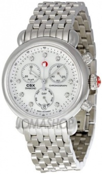 Michele CSX Mother of Pearl Diamond Dial Chronograph Ladies Watch MWW03M000120