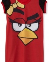 AME Sleepwear Girls 2-6X I'm One Angry Bird Nightgown, Multi, 4