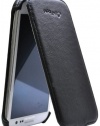 CrazyOnDigital Designer CONTOUR Leather Case for Samsung Galaxy S III S 3 (AT&T, T-Mobile, Sprint, Verizon) (Black)