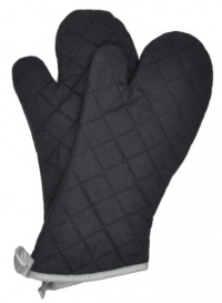 Flame Retardant Quilted Oven Mitts Commercial Grade (2-Pack)