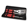 NCAA Miami Ohio Redhawks Metro 3-Piece BBQ Tool Set in Carry Case