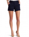 Vince Camuto Women's Angle Pocket Cuffed Short, Blue Night, 6