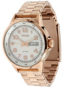 Fossil Women's AM4334 Maddox Rose Gold Mother-of-Pearl Dial Watch