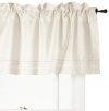 Lenox Opal Innocence Tailored Valance, White