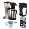 Technivorm 9587 Moccamaster Coffee Brewer With Thermo Carafe w/ Bean Vac Coffee Canister Bundle